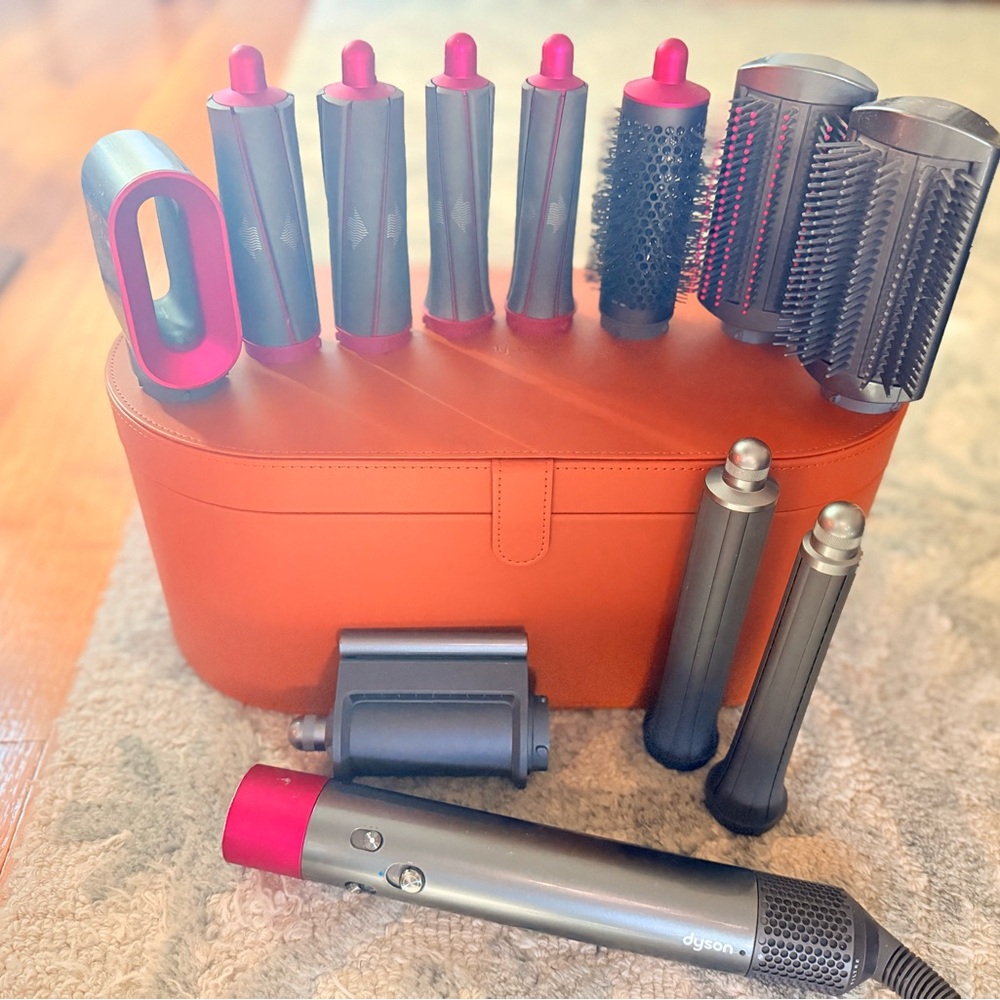 Dyson Airwrap Complete Styler | Nickel/Fuchsia | Extra Attachments
